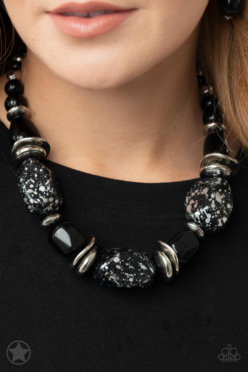 Paparazzi Accessories ❋In Good Glazes - Black Necklace❋ Flat Rate Ship $4.50❋ - Image #2
