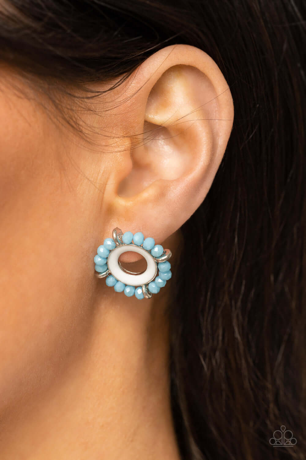 Paparazzi Accessories ❋Nautical Notion - Blue Post Earrings❋ Flat Rate Ship $4.50❋ - Image #2