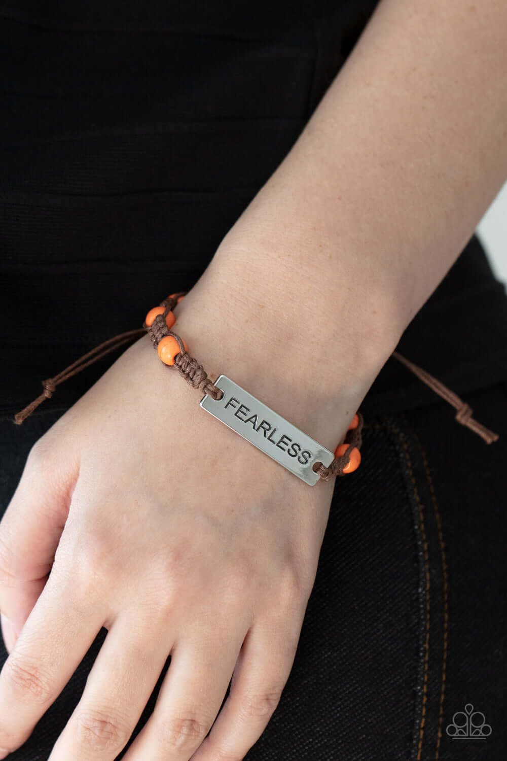 Paparazzi Accessories ✽Conversation Piece - Orange Bracelet✽Flat Rate Ship $4.50✽ - Image #2