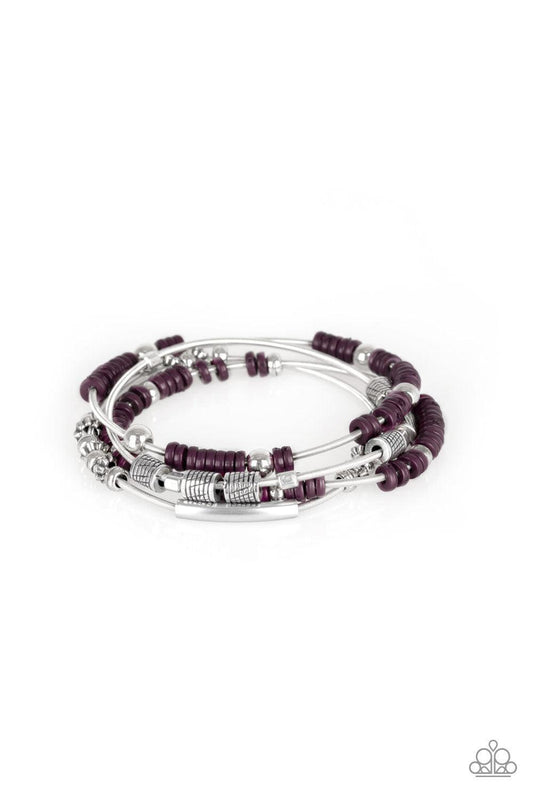 brought✽to✽you✽by✽blingflingbykat✽tribal-spunk-purple-bracelet✽paparazzi-accessories