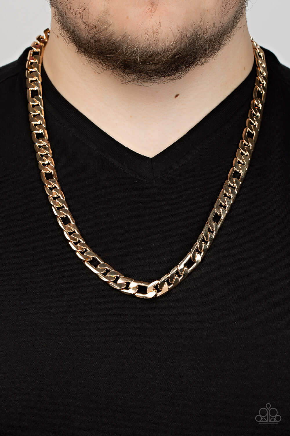Paparazzi Accessories ❋Metro Beau - Gold Mens Necklace❋ Flat Rate Ship $4.50❋ - Image #2
