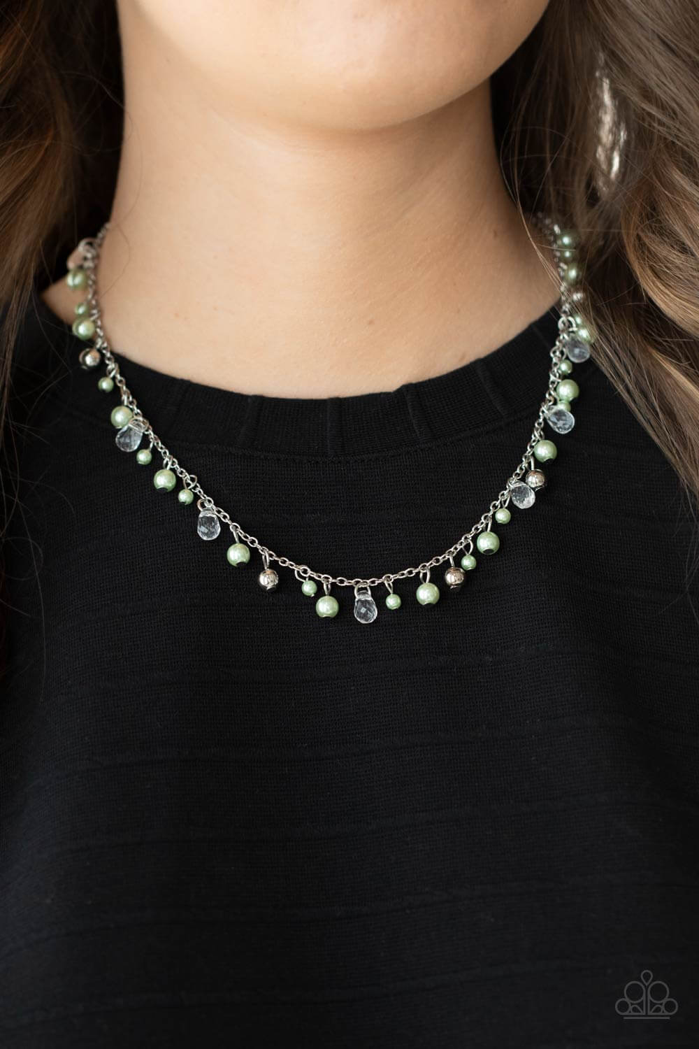 Paparazzi Accessories ❋Pearl Essence - Green Necklace❋ Flat Rate Ship $4.50❋ - Image #2