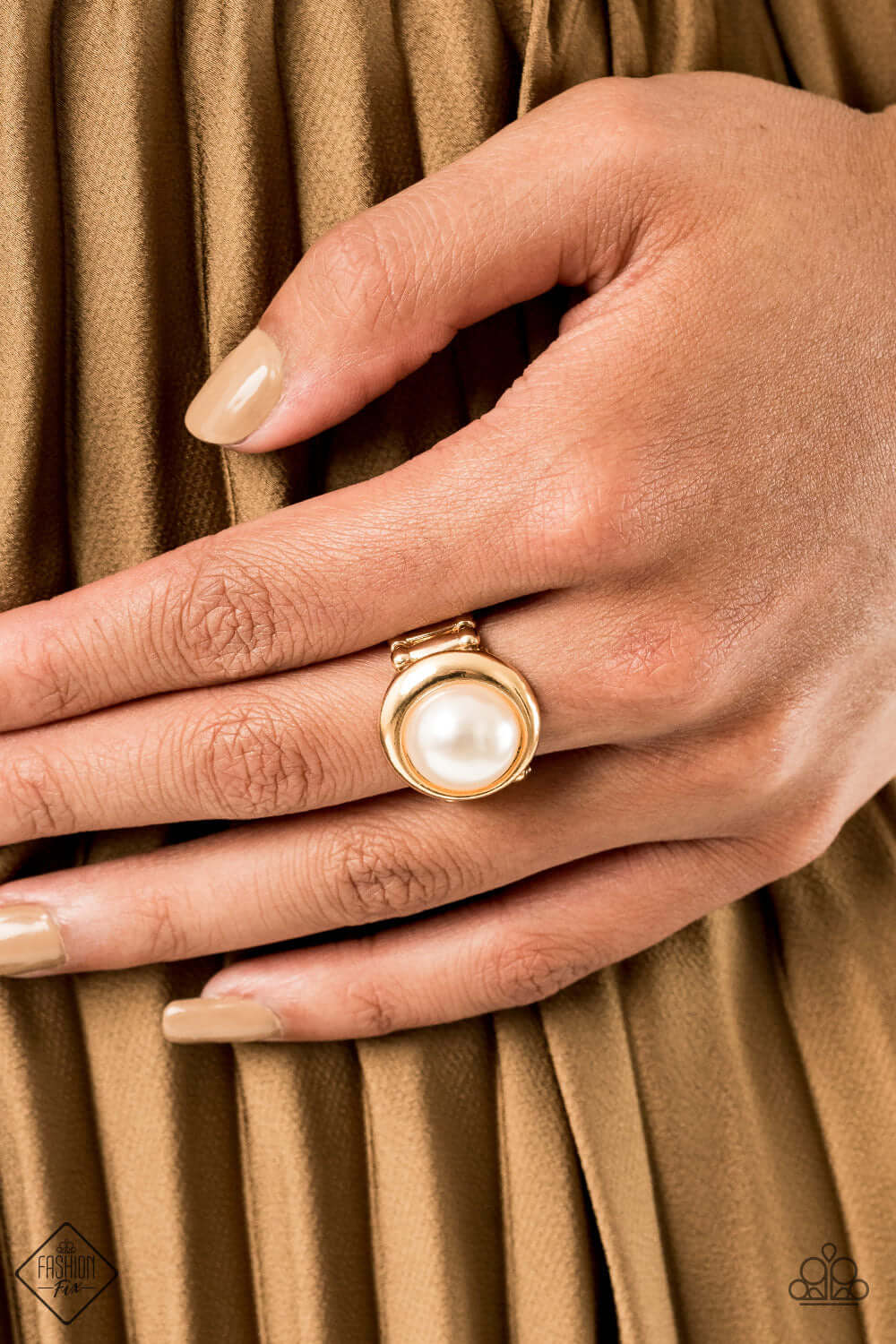 Paparazzi Accessories ✽ Prim and PROSPER - Gold Ring✽Flat Rate Ship $4.50✽ - Image #2