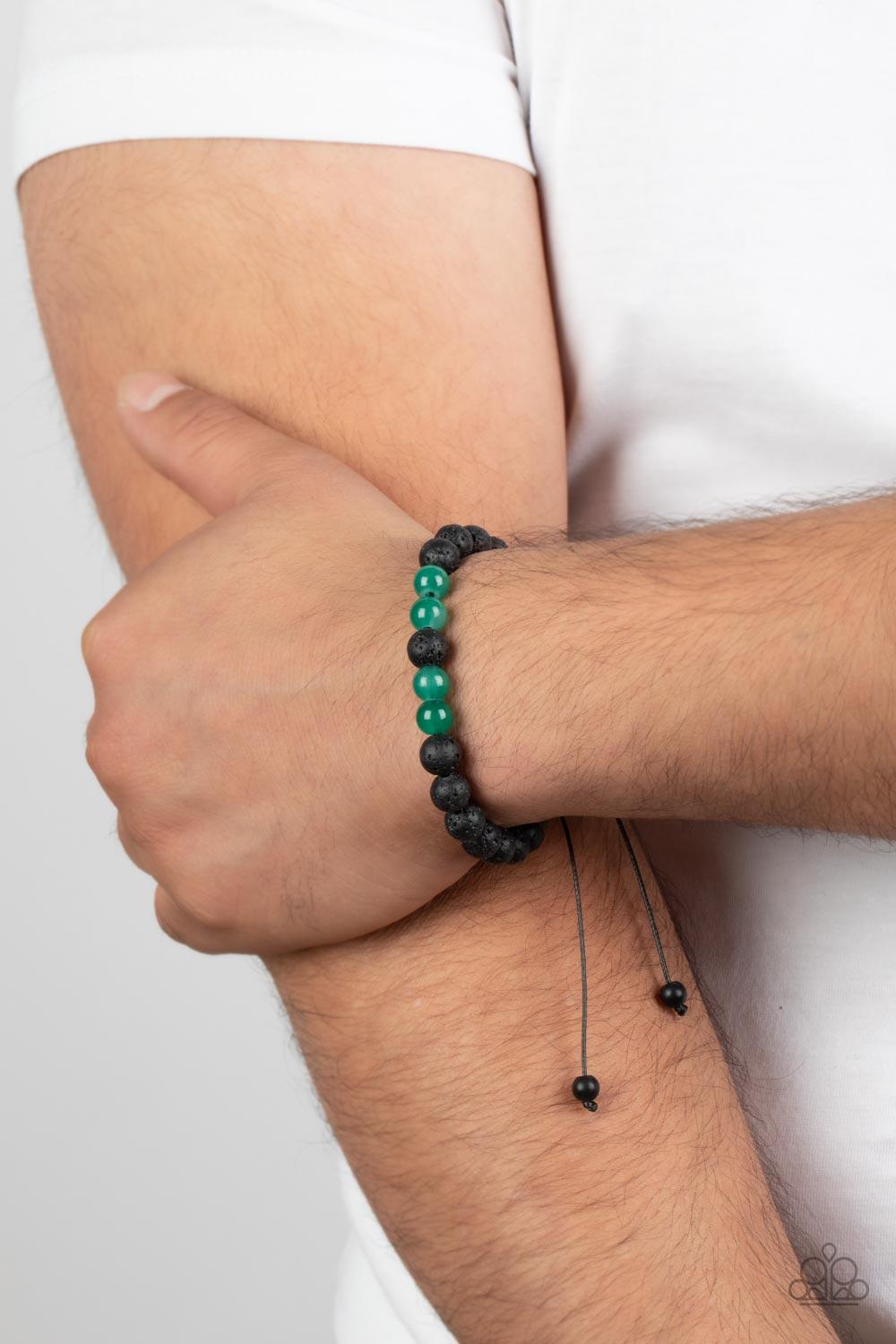 Paparazzi Accessories ❋Alternative Rock - Green Bracelet❋ Flat Rate Ship $4.50❋ - Image #2