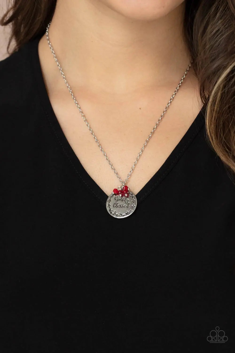 Paparazzi Accessories ❋Simple Blessings - Red Necklace❋ Flat Rate Ship $4.50❋ - Image #2