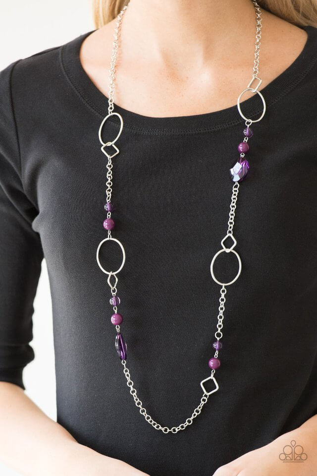 Paparazzi Accessories ❋Very Visionary - Purple Necklace❋ Flat Rate Ship $4.50❋ - Image #2