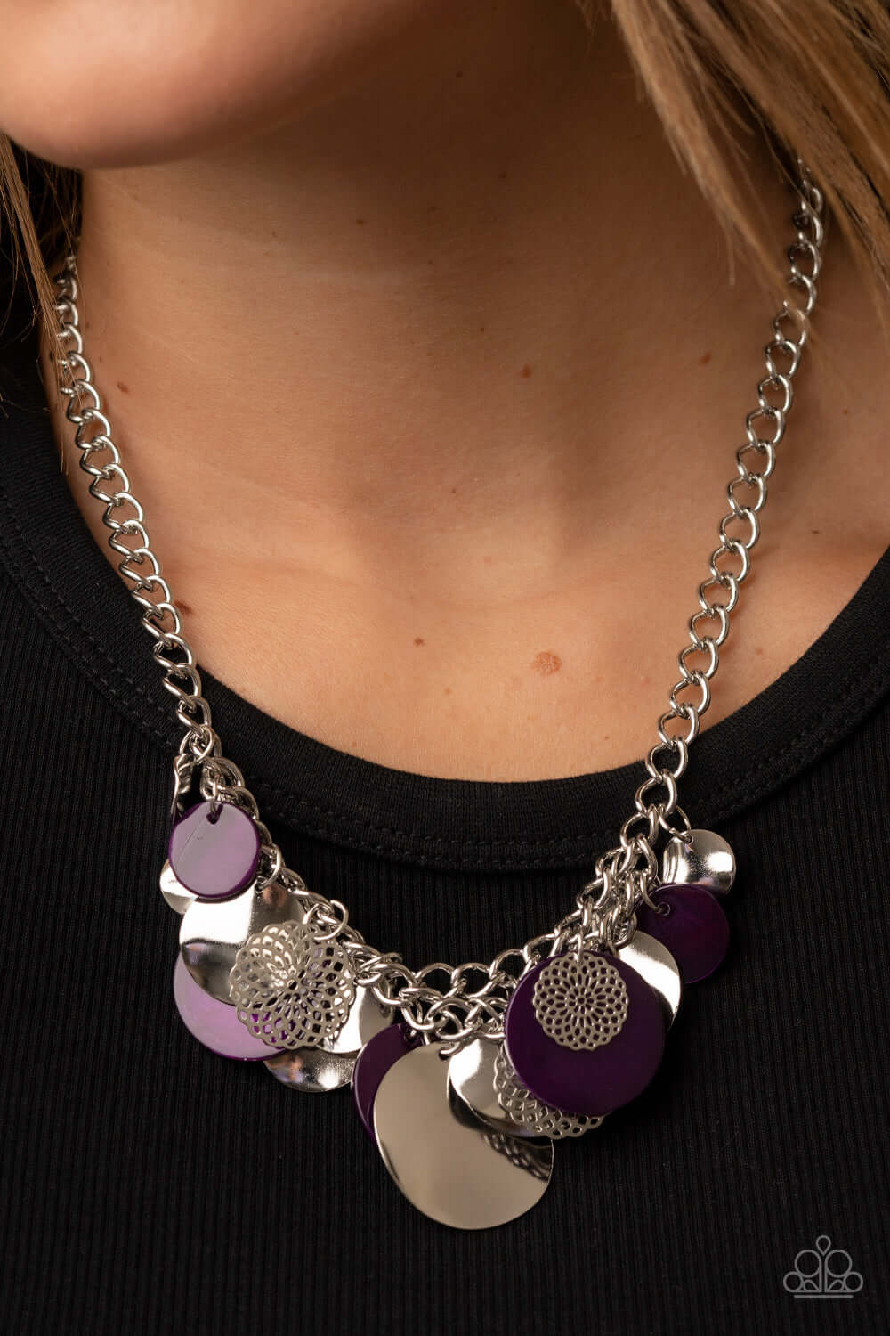 Paparazzi Accessories ❋Oceanic Opera - Purple Necklace❋ Flat Rate Ship $4.50❋ - Image #2