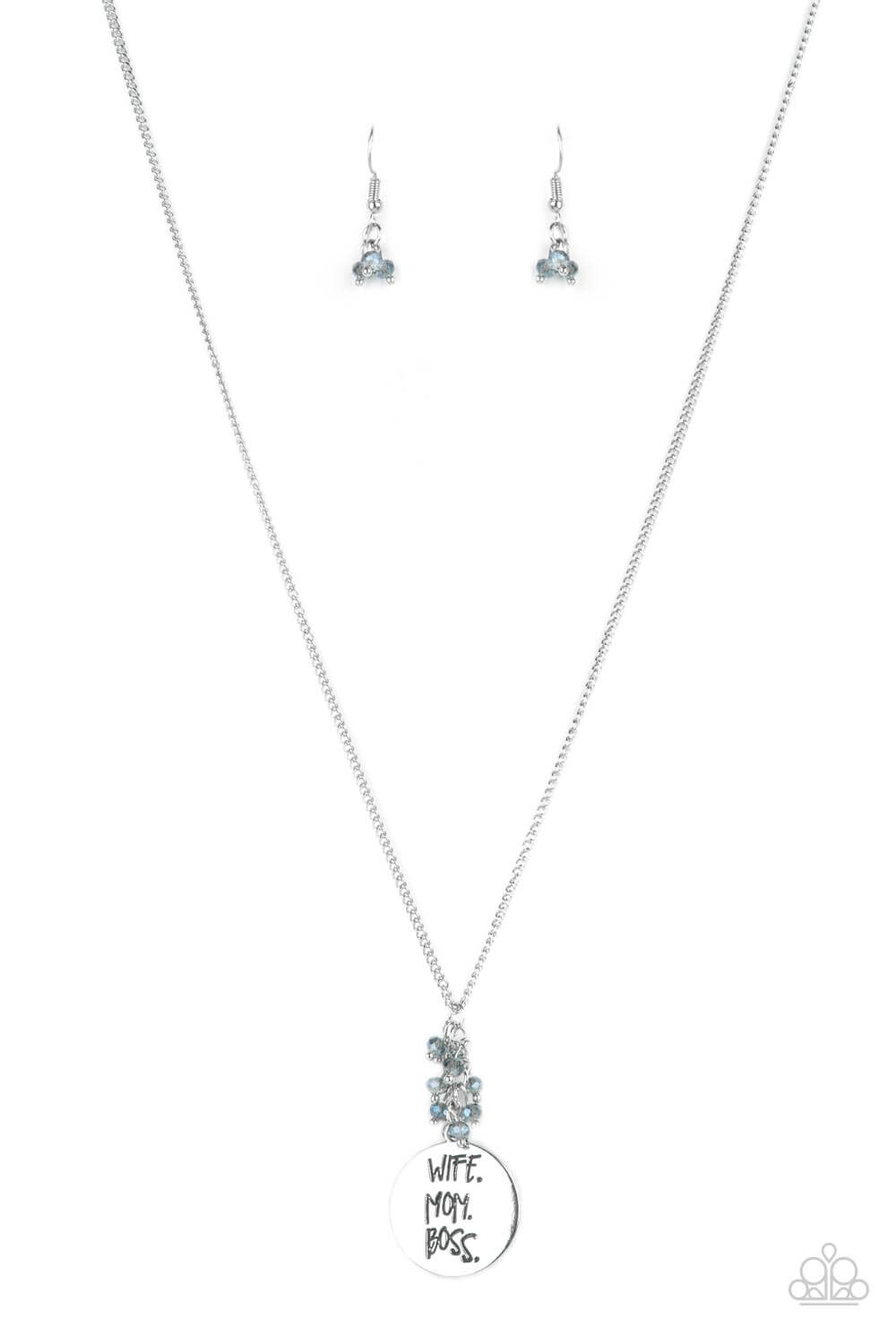 brought✽to✽you✽by✽blingflingbykat✽words-to-live-by-blue-necklace-paparazzi-accessories