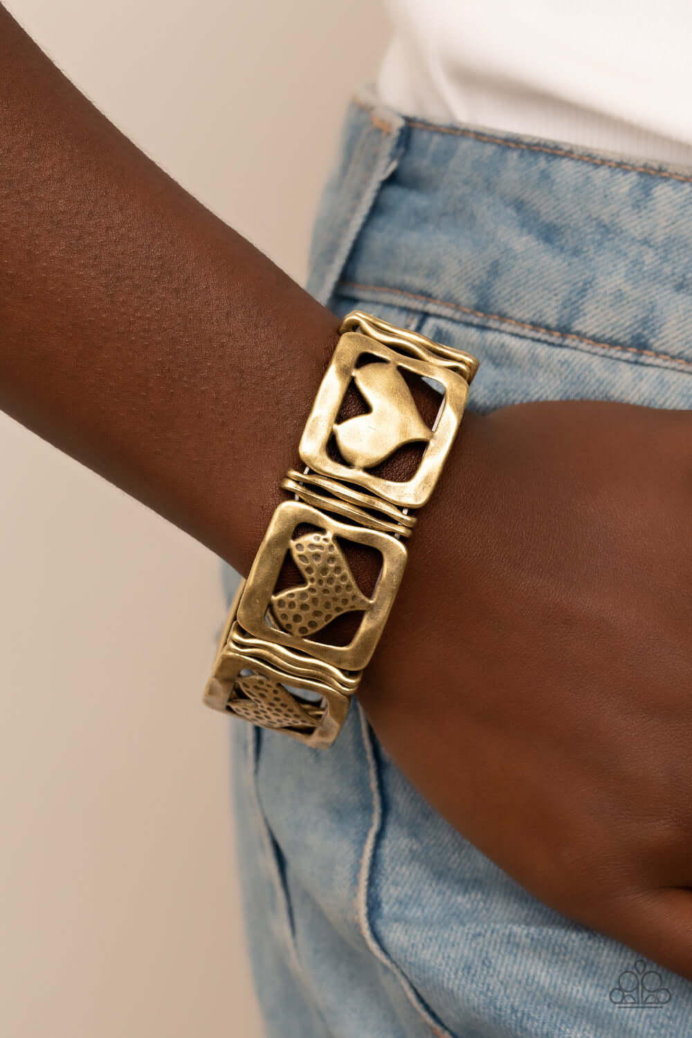 Paparazzi Accessories ❋Legendary Lovers - Brass Bracelet❋ Flat Rate Ship $4.50❋ - Image #2