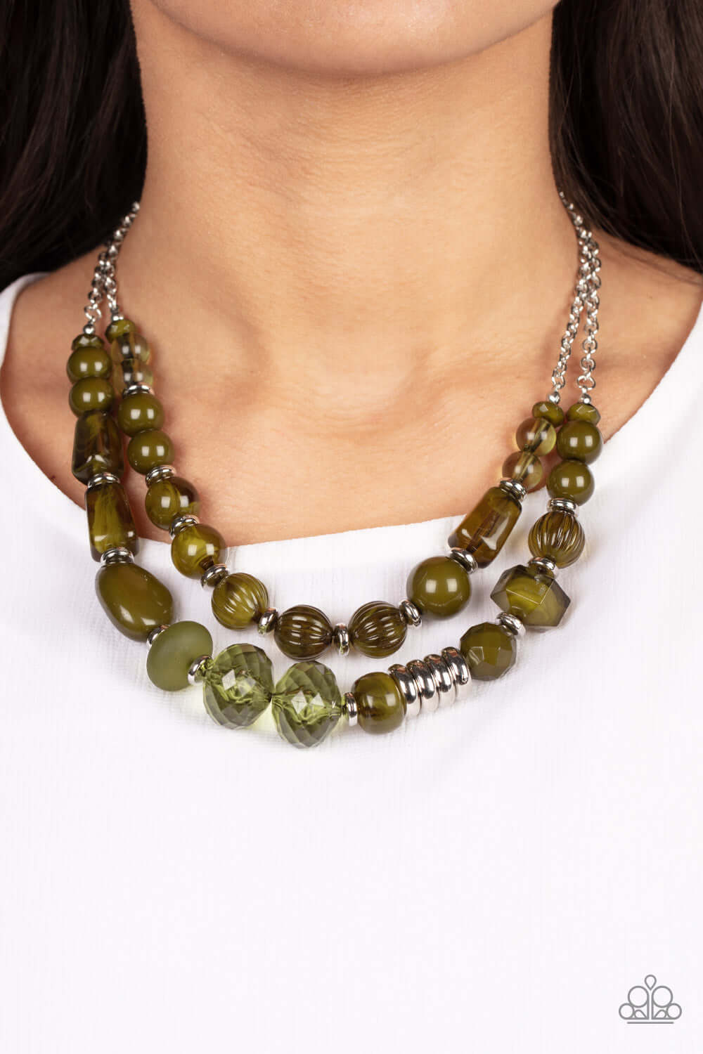 Paparazzi Accessories ❋Pina Colada Paradise - Green Necklace❋ Flat Rate Ship $4.50❋ - Image #2