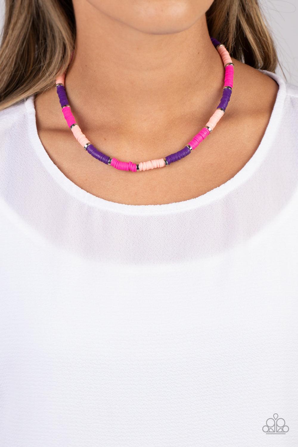 Paparazzi Accessories ❋Rainbow Road - Pink Necklace❋ Flat Rate Ship $4.50❋ - Image #2