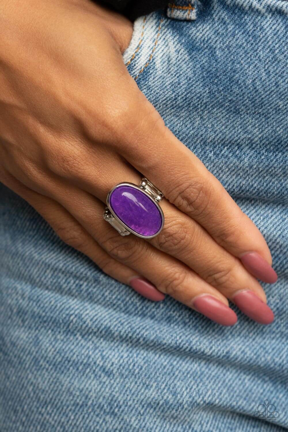 Paparazzi Accessories ❋Mystical Mantra - Purple Ring❋ Flat Rate Ship $4.50❋ - Image #2