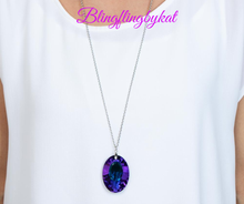 Load image into Gallery viewer, Paparazzi Accessories ❋Celestial Essence - Blue Necklace❋ Flat Rate Ship $4.50❋ - Image #2
