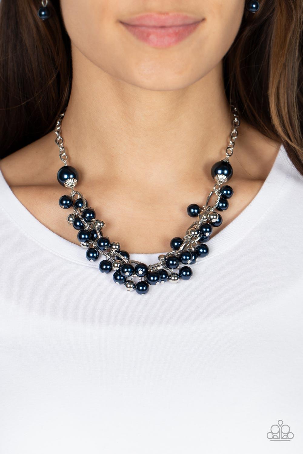 Paparazzi Accessories ❋Party Crasher - Blue Necklace❋ Flat Rate Ship $4.50❋ - Image #2