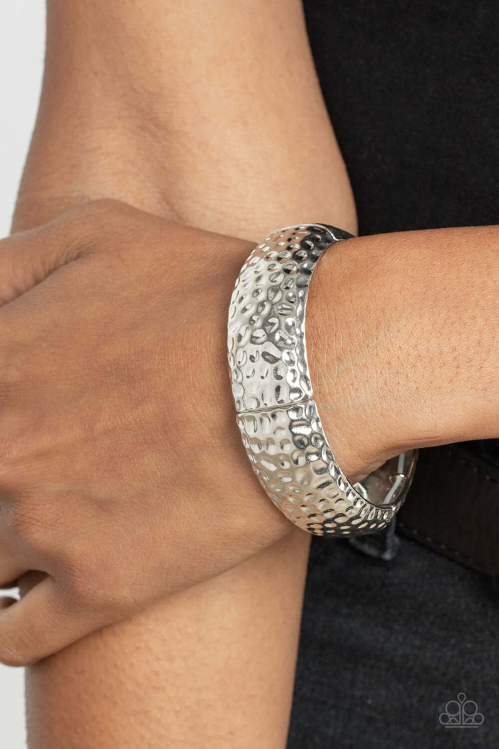 Paparazzi Accessories ❋Come Under The Hammer - Silver Bracelet❋ Flat Rate Ship $4.50❋ - Image #2