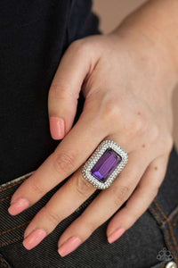 Paparazzi Accessories ✽ A Grand STATEMENT-MAKER - Purple Ring✽Flat Rate Ship $4.50✽