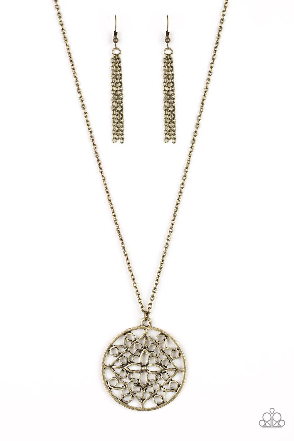 brought✽to✽you✽by✽blingflingbykat✽mandala-melody-brass-necklace✽paparazzi-accessories