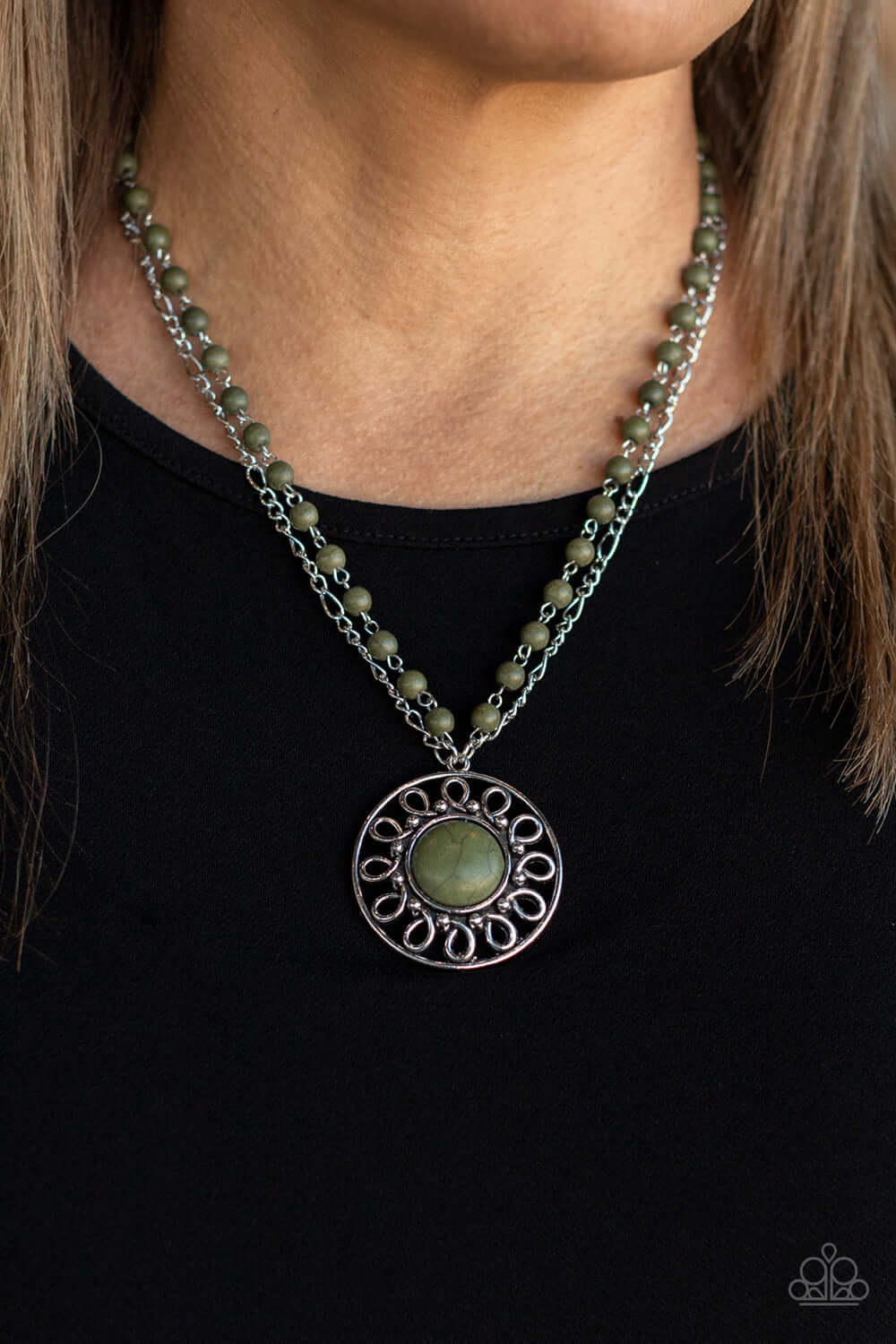 Paparazzi Accessories ❋Sahara Suburb - Green Necklace❋ Flat Rate Ship $4.50❋ - Image #2