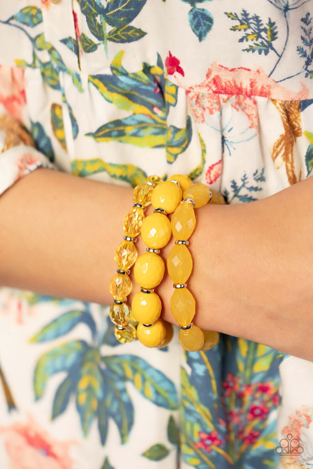 Paparazzi Accessories ❋High Tide Hammock - Yellow Bracelet❋ Flat Rate Ship $4.50❋ - Image #2