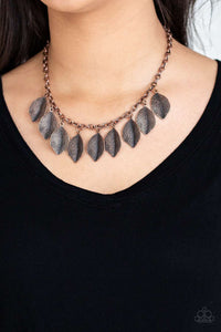 Paparazzi Accessories ✽ A True Be-LEAF-er - Copper Necklace✽Flat Rate Ship $4.50✽