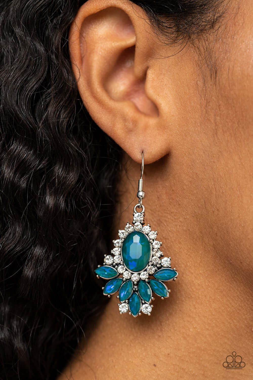 Paparazzi Accessories ❋Magic Spell Sparkle - Green Earrings❋ Flat Rate Ship $4.50❋ - Image #2