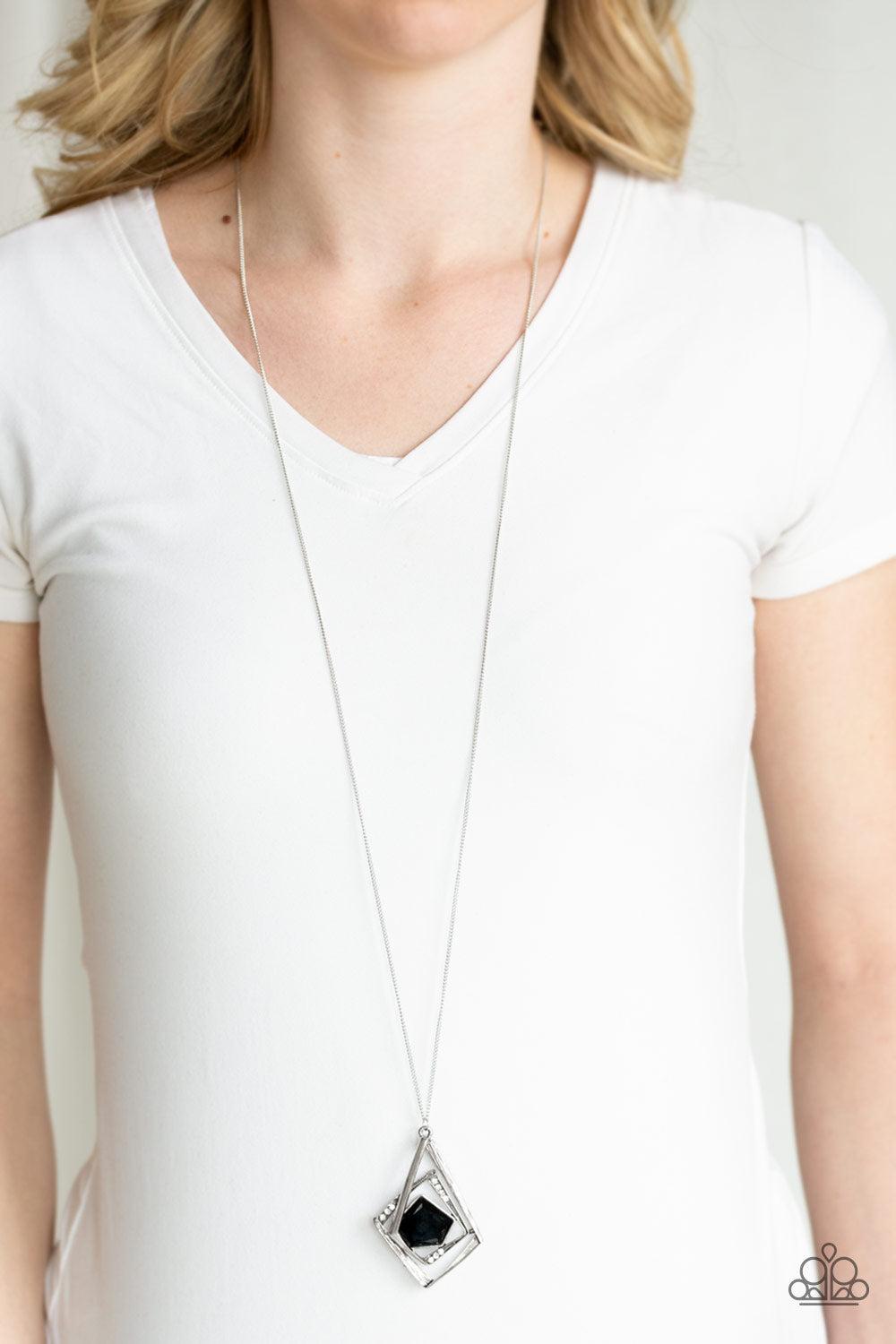 Paparazzi Accessories ✽ A MODERN Citizen - Black Necklace✽Flat Rate Ship $4.50✽ - Image #2