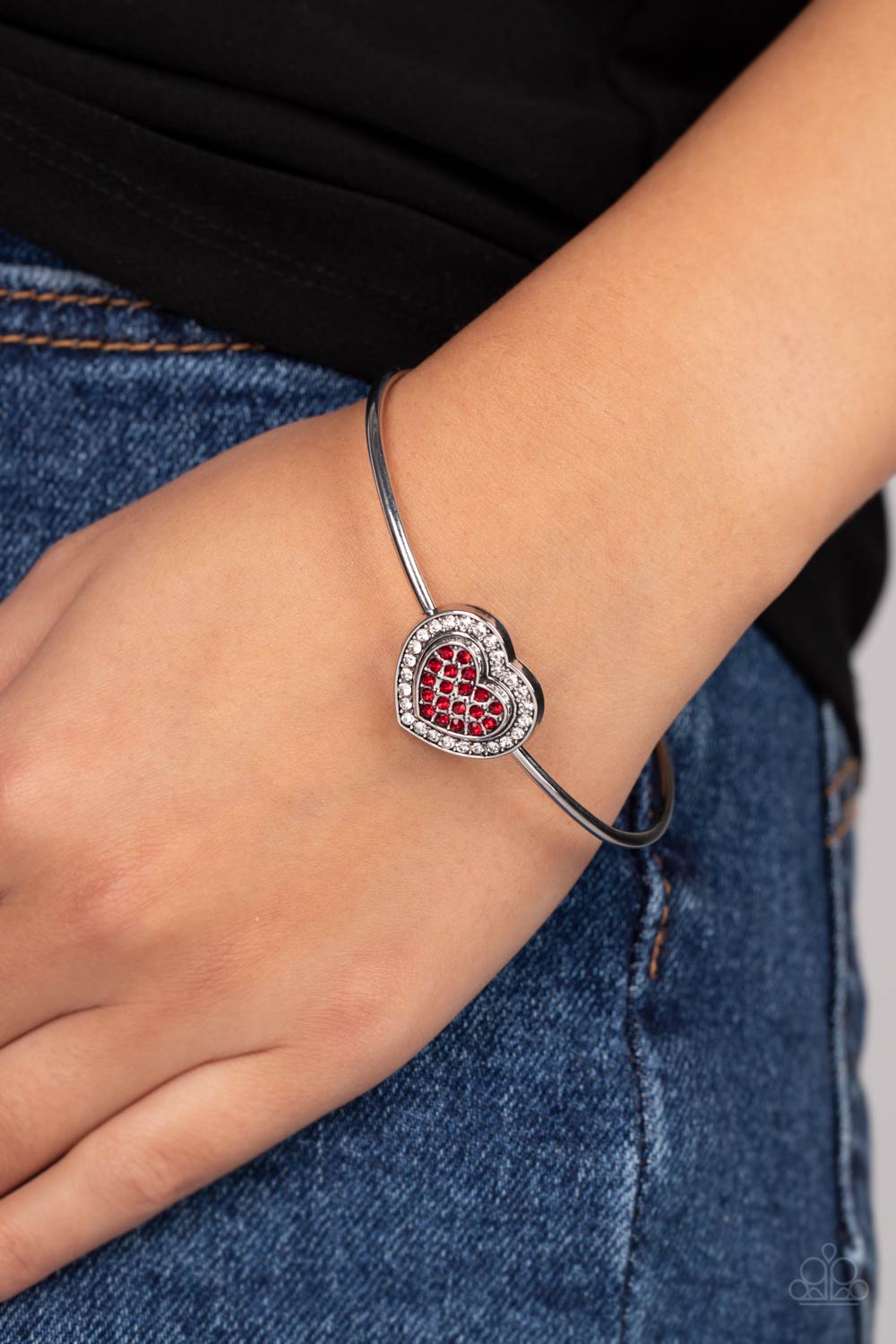 Paparazzi Accessories ❋Stunning Soulmates - Red Bracelet❋ Flat Rate Ship $4.50❋ - Image #2