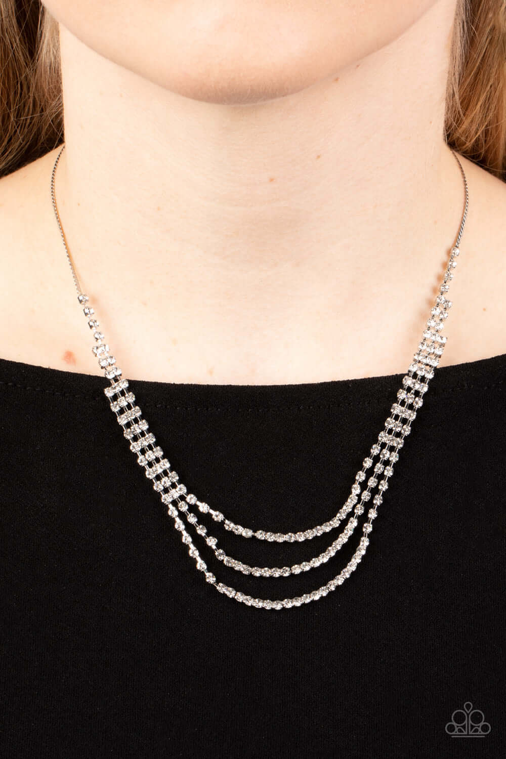 Paparazzi Accessories ❋Surreal Sparkle - White Necklace❋ Flat Rate Ship $4.50❋ - Image #2