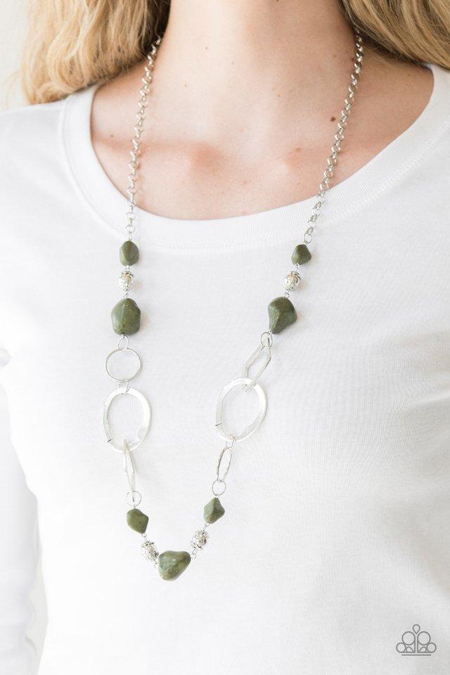 Paparazzi Accessories ❋Thats TERRA-ific! - Green Necklace❋ Flat Rate Ship $4.50❋ - Image #2