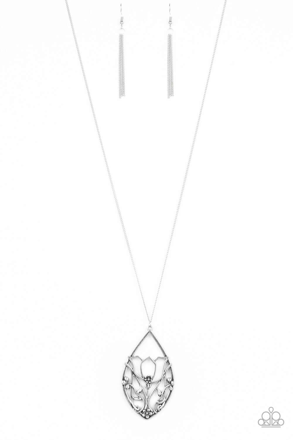 brought✽to✽you✽by✽blingflingbykat✽eden-enchantment-silver-necklace✽paparazzi-accessories