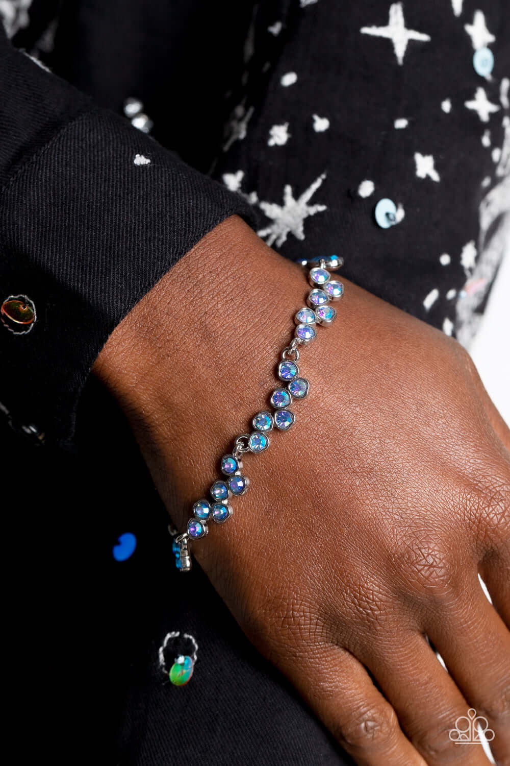 Paparazzi Accessories ❋Flatter Yourself - Blue Bracelet❋ Flat Rate Ship $4.50❋ - Image #2