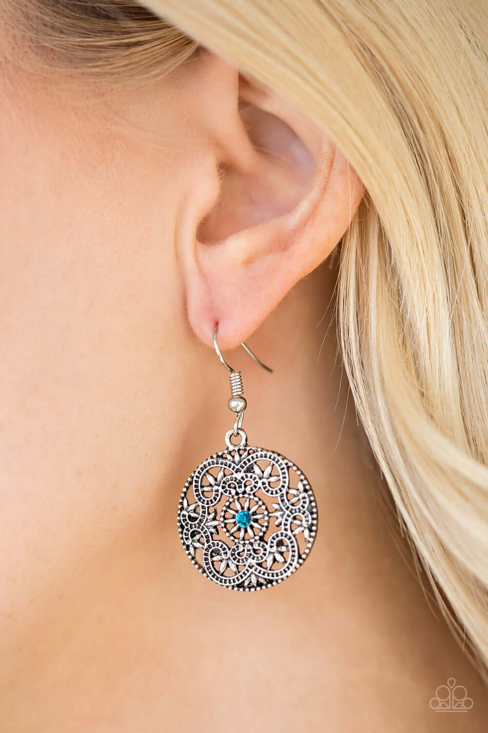 Paparazzi Accessories ✽ Rochester Royale - Blue Earrings✽Flat Rate Ship $4.50✽ - Image #2