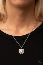 Load image into Gallery viewer, Paparazzi Accessories ❋Taken with Twinkle - Multi Heart Necklace❋ Flat Rate Ship $4.50❋ - Image #2
