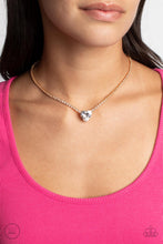 Load image into Gallery viewer, Paparazzi Accessories ❋Flirty Fiance- Gold Necklace❋ Flat Rate Ship $4.50❋ - Image #2
