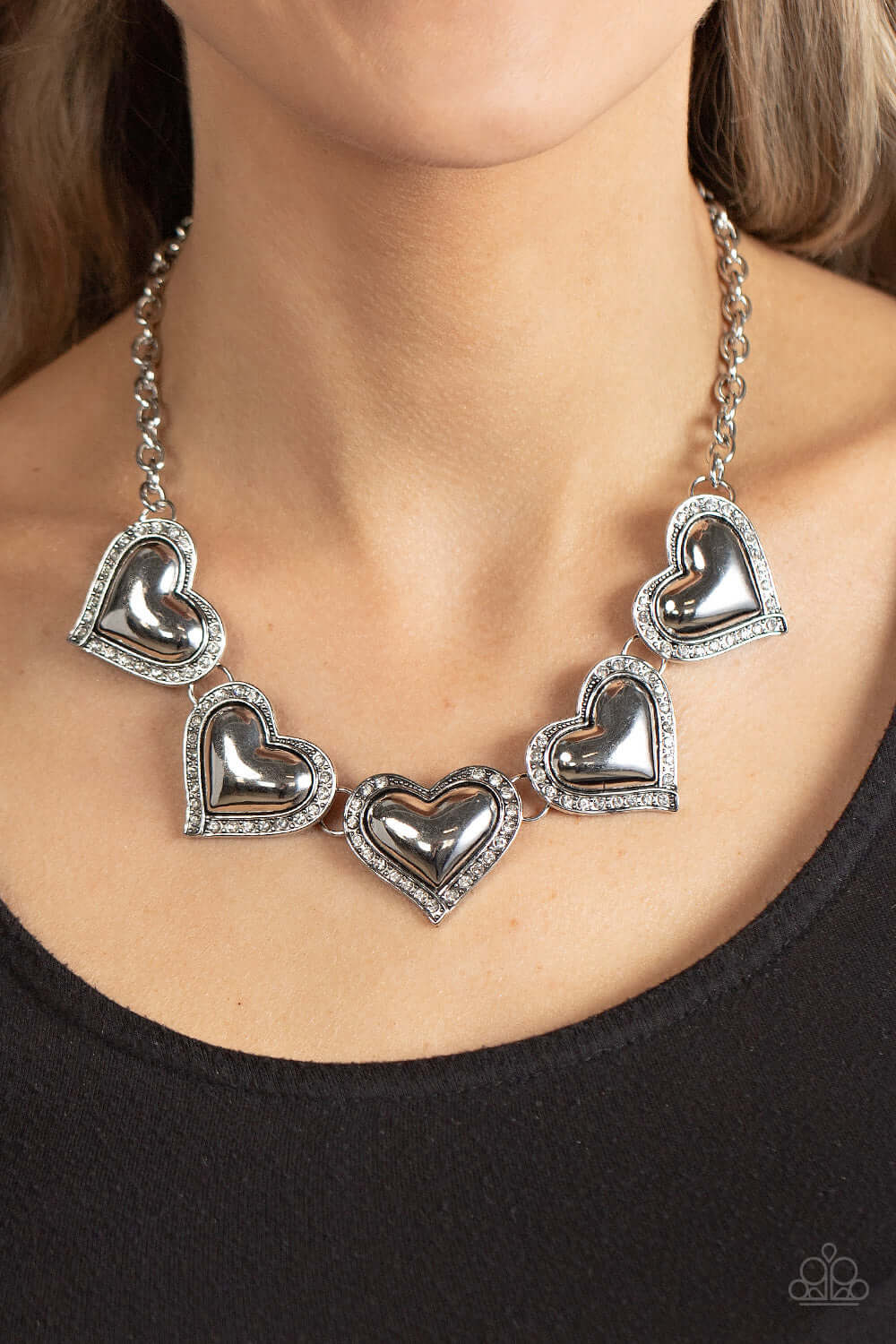 Paparazzi Accessories ❋Kindred Hearts - White Necklace❋ Flat Rate Ship $4.50❋ - Image #2