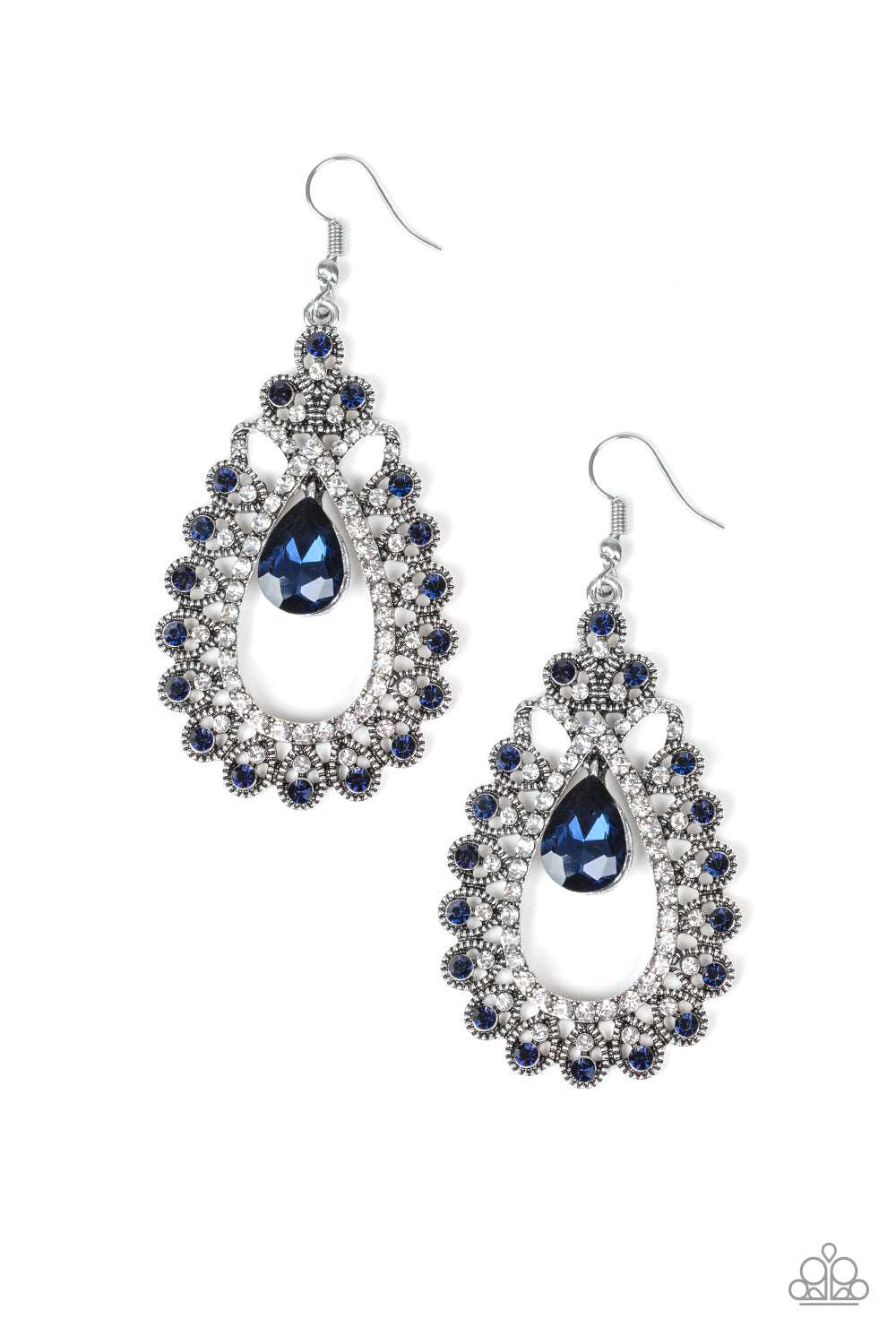 brought✽to✽you✽by✽blingflingbykat✽all-about-business-blue-earrings✽paparazzi-accessories