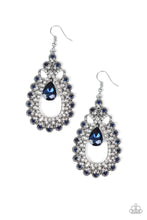 Load image into Gallery viewer, brought✽to✽you✽by✽blingflingbykat✽all-about-business-blue-earrings✽paparazzi-accessories
