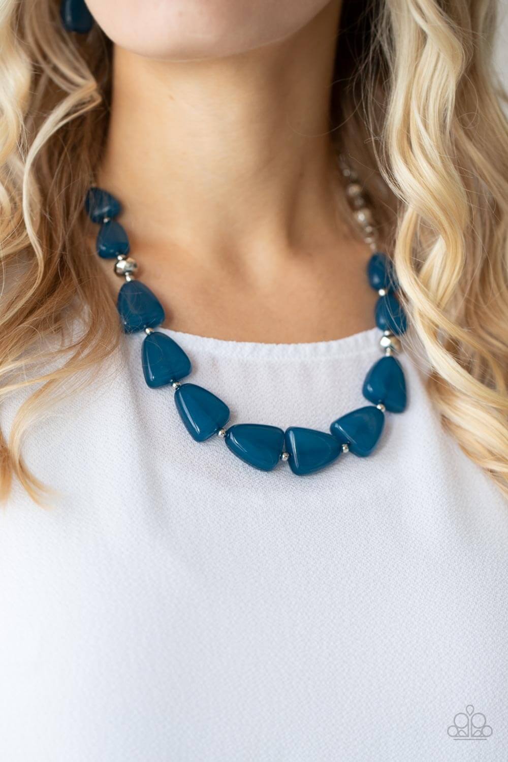 Paparazzi Accessories ❋Tenaciously Tangy - Blue Necklace❋ Flat Rate Ship $4.50❋ - Image #2