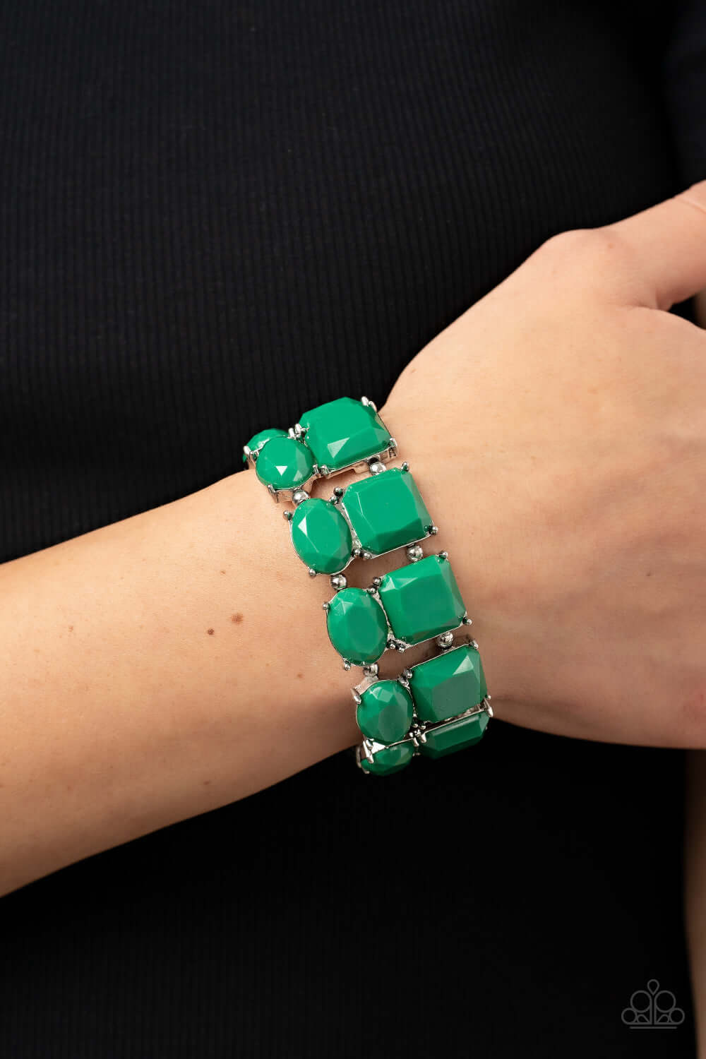 Paparazzi Accessories ❋Dont Forget Your Toga - Green Bracelet❋ Flat Rate Ship $4.50❋ - Image #2