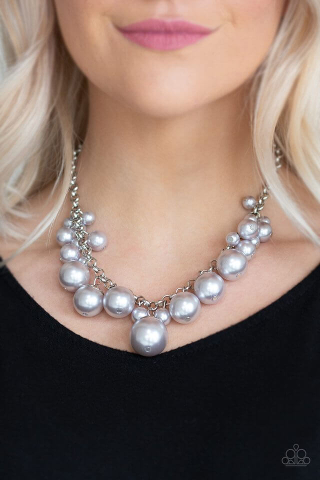 Paparazzi Accessories ❋Broadway Belle - Silver Necklace❋ Flat Rate Ship $4.50❋ - Image #2