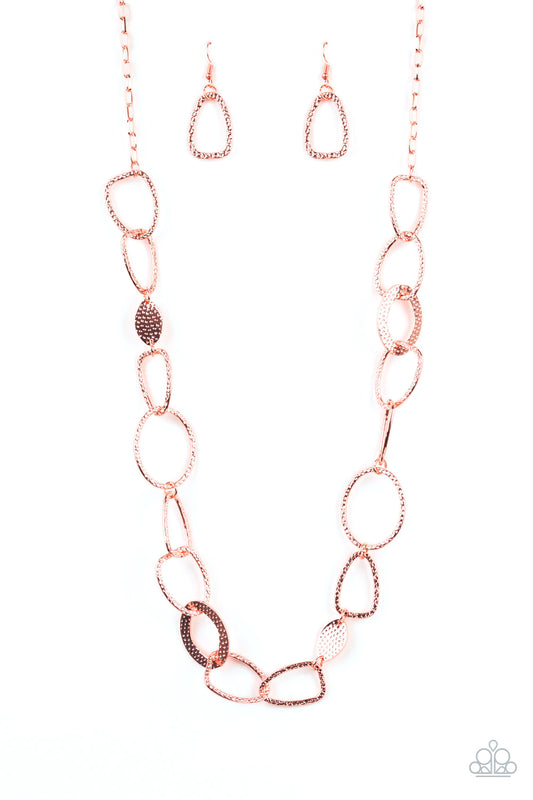 brought✽to✽you✽by✽blingflingbykat✽metro-nouveau-copper-necklace✽paparazzi-accessories