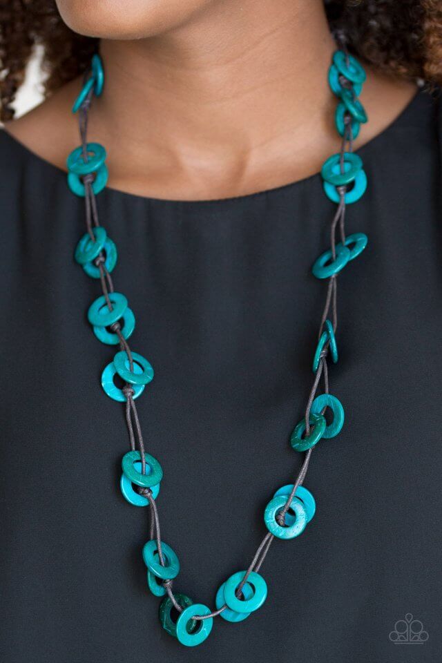 Paparazzi Accessories ❋Waikiki Winds - Blue Necklace❋ Flat Rate Ship $4.50❋ - Image #2