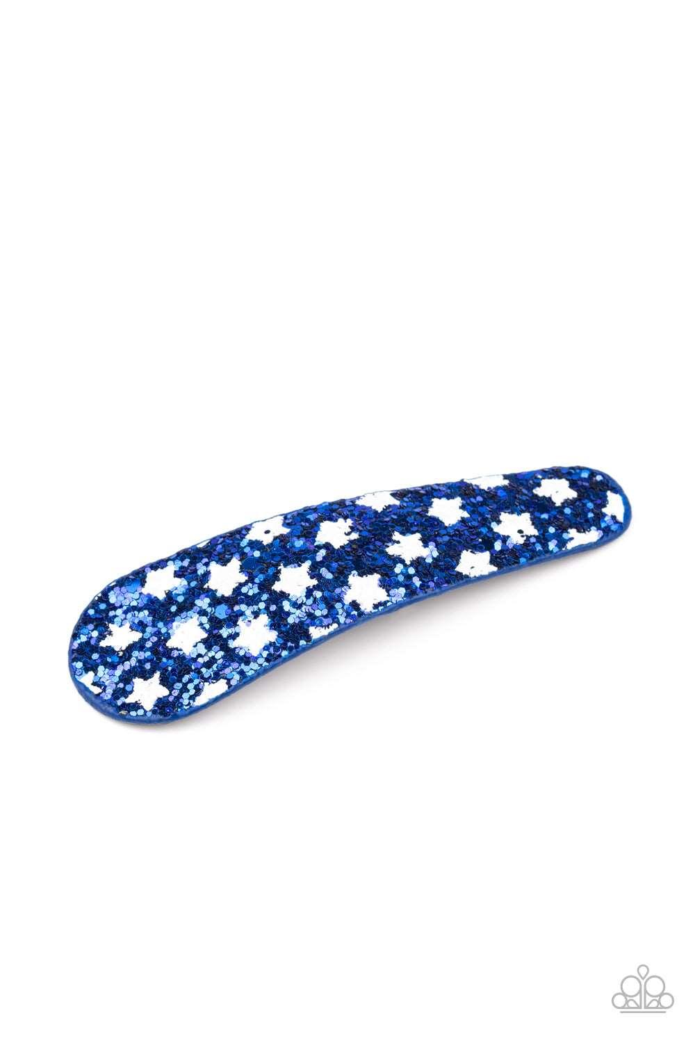 Paparazzi Accessories ✽ All American Girl - Blue Hair Clip✽Flat Rate Ship $4.50✽